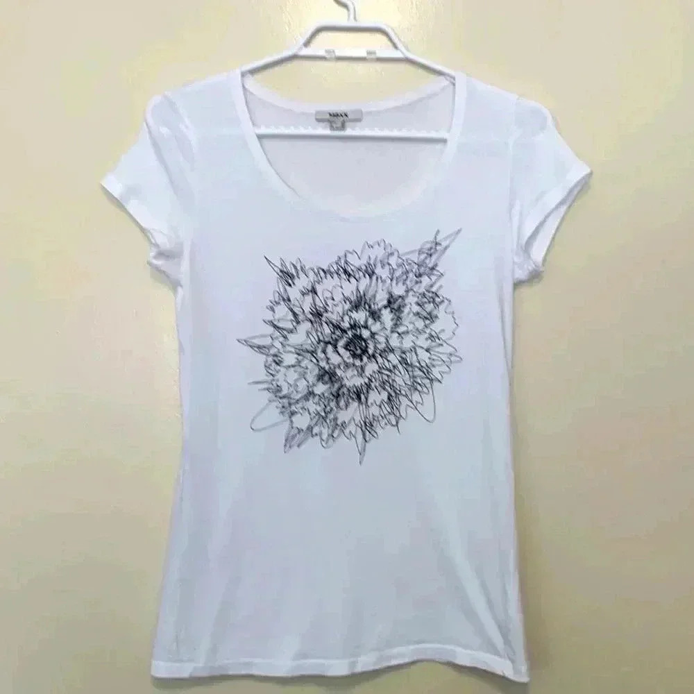 MEXX  bright white, 100% cotton, short Sleeve, lightweight summer T-shirt